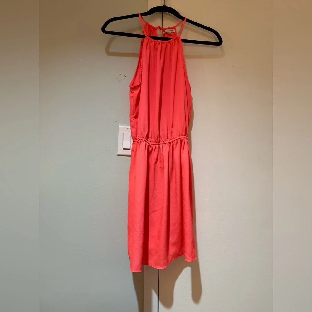 NWOT American Eagle Outfitters Pink Halter Sundress Sleeveless - Picture 2 of 6